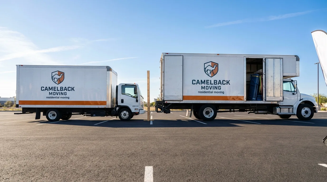 Moving truck size capacity guide in New York Mills